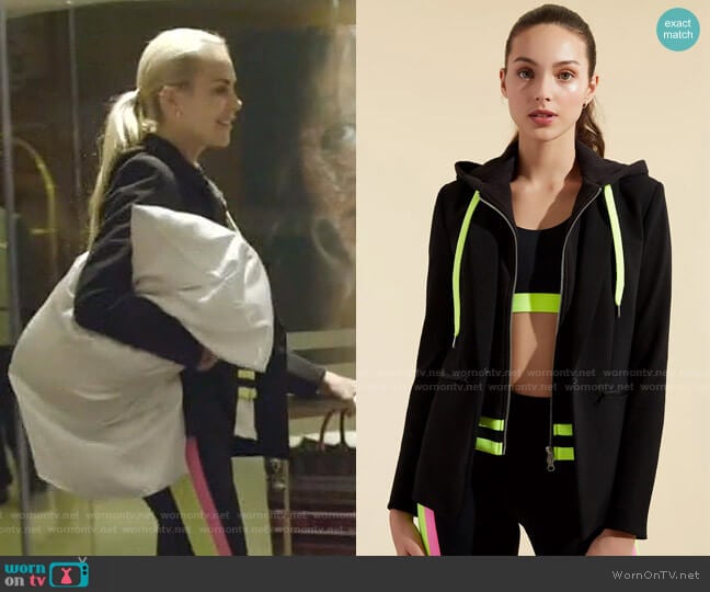 Veronica Beard x Bandier Scuba Jacket worn by Kameron Westcott on The Real Housewives of Dallas