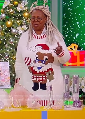 Whoopi’s baby Santa sweater on The View