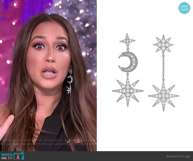 Xixi Star of Wonder Earrings worn by Adrienne Houghton on The Real