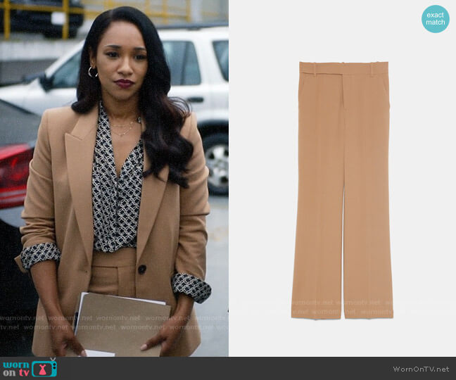 Zara Flared Pants worn by Iris West (Candice Patton) on The Flash
