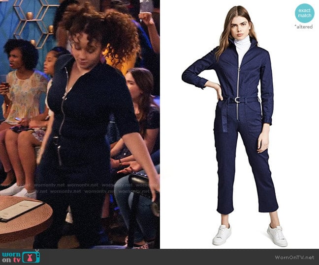 3x1 Valen Jumpsuit worn by Jade (Talia Jackson) on Family Reunion