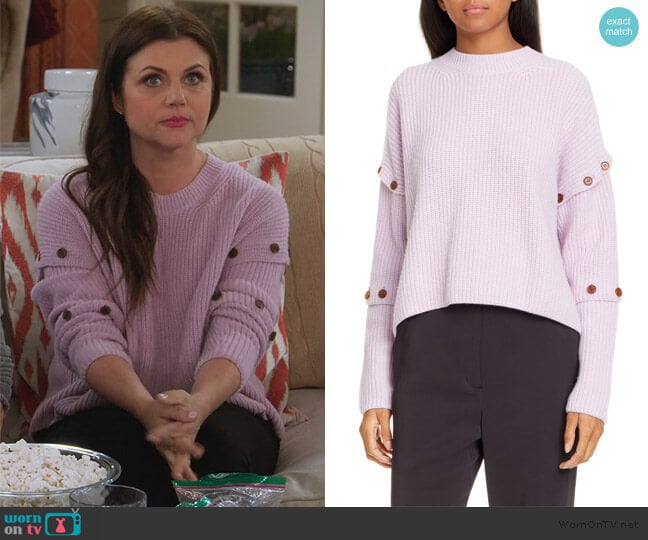 A.L.C. Adams Sweater worn by Lori Mendoza (Tiffani Thiessen) on Alexa & Katie
