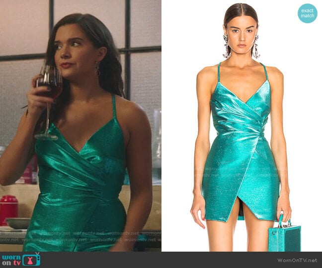 Area Wrap Effect Dress worn by Jane Sloan (Katie Stevens) on The Bold Type