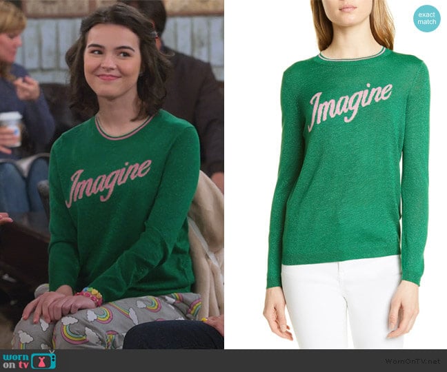 Ba&sh Loui Imagine Sweater worn by Hannah (Merit Leighton) on Alexa & Katie
