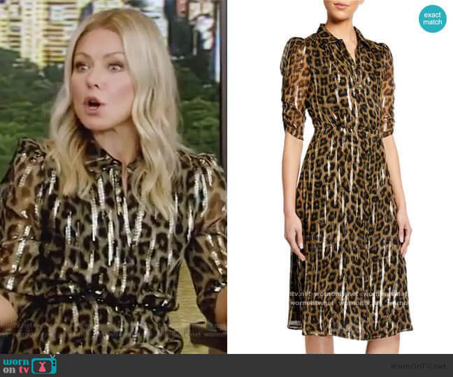 Ba&Sh Jozy Dress worn by Kelly Ripa on Live with Kelly and Mark