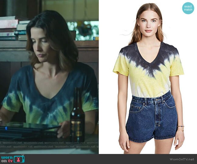Young Fabulous & Broke Boyfriend Tee worn by Dex Parios (Cobie Smulders) on Stumptown
