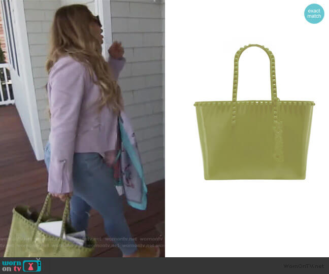 Carmen Sol Angelica Large Tote worn by Dolores Catania on The Real Housewives of New Jersey