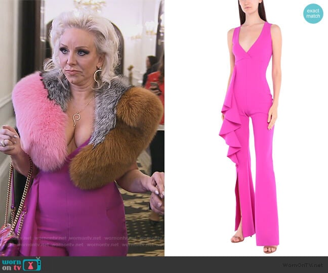 Chiara Boni La Petite Jumpsuit worn by Margaret Josephs on The Real Housewives of New Jersey