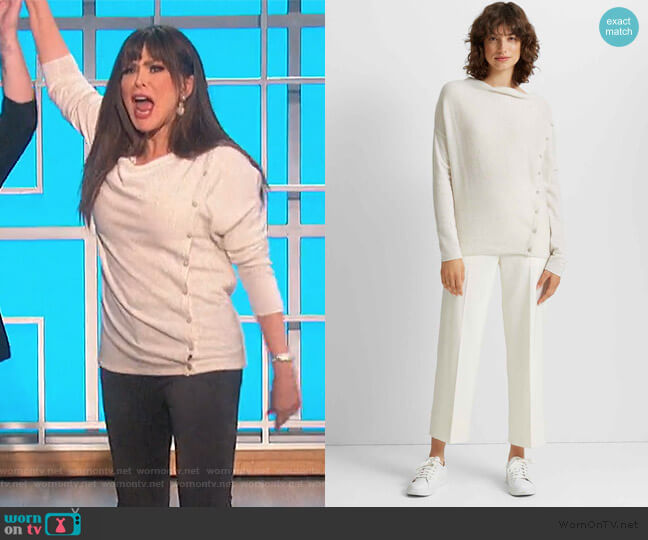 Club Monaco Simisola Cashmere Sweater worn by Marie Osmond on The Talk
