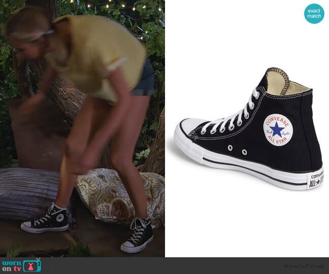 Converse Chuck Taylor High Top Sneakers worn by Katie Cooper (Isabel May) on Alexa & Katie