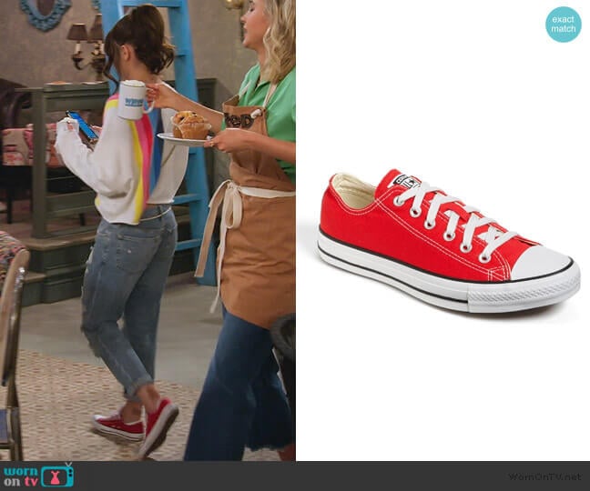 Converse Chuck Taylor Low Top Sneaker worn by Alexa Mendoza (Paris Berelc) on Alexa & Katie