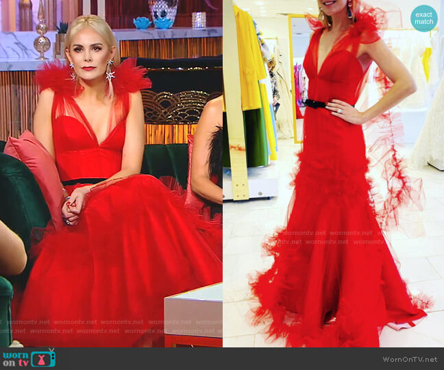 Nardos Design Custom designed worn by Kameron Westcott on The Real Housewives of Dallas
