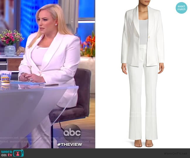 Elie Tahari Anna Flare Pants worn by Meghan McCain on The View