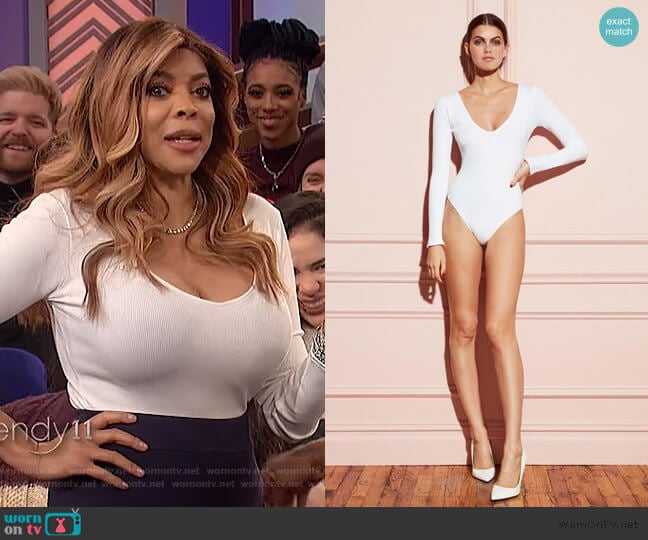 Fleur du Mal Bodysuit worn by Wendy Williams on The Wendy Williams Show
