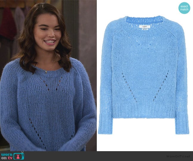Isabel Marant Etoile Shields alpaca-blend sweater worn by Alexa Mendoza (Paris Berelc) on Alexa & Katie