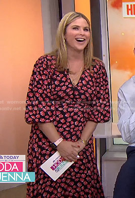 Jenna’s floral wrap dress on Today