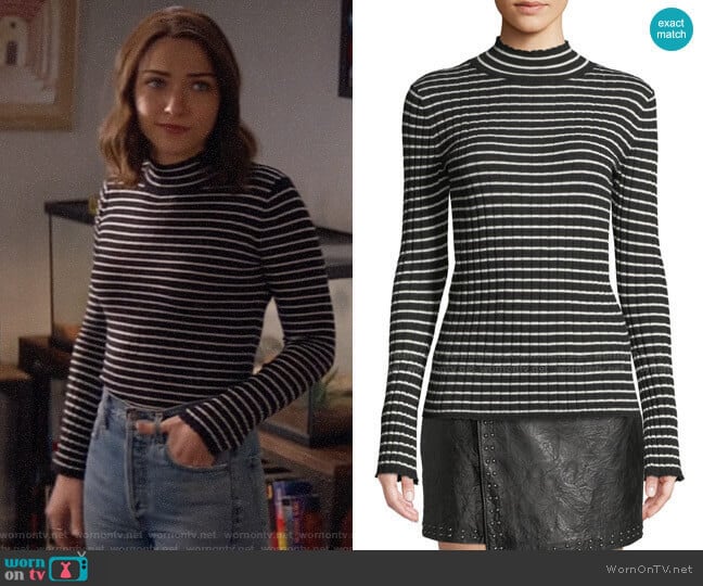 Joie Gestina Sweater worn by Cara Bloom (Violett Beane) on God Friended Me