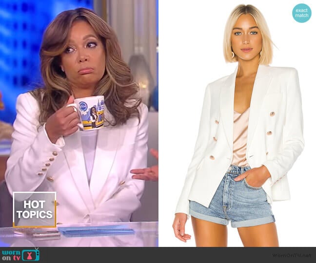L'Agence Kenzie Blazer worn by Sunny Hostin on The View