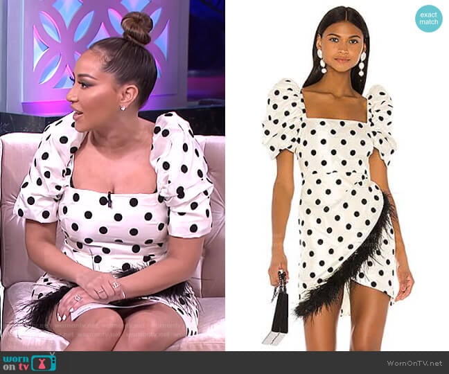 LPA Hailey Dress worn by Adrienne Houghton on The Real
