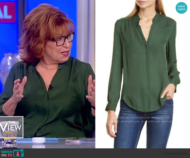 L'Agence Bianca Blouse worn by Joy Behar on The View