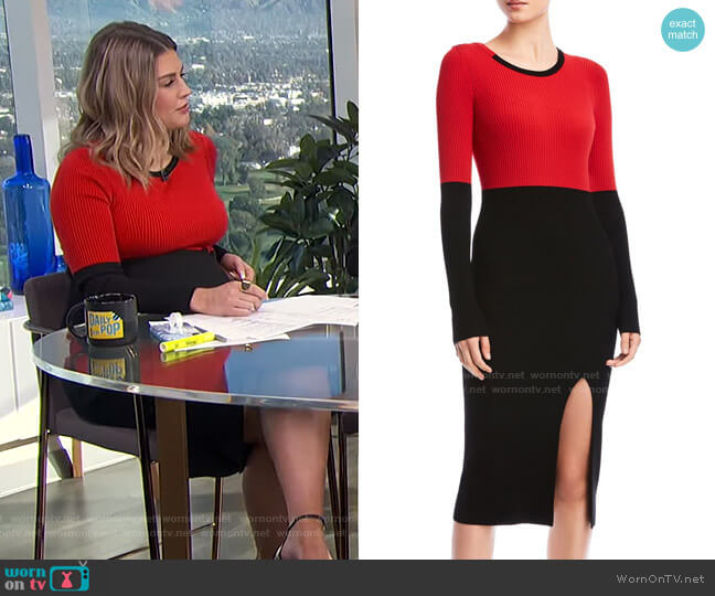 Bailey 44 Lenna Sweater Dress worn by Carissa Loethen Culiner on E! News