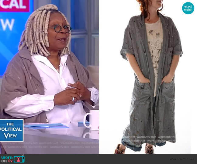 Magnolia Pearl Workshop Coat worn by Whoopi Goldberg on The View