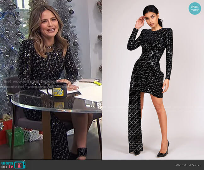 Nadine Merabi Cara Mini Dress worn by Erin Lim on E! News