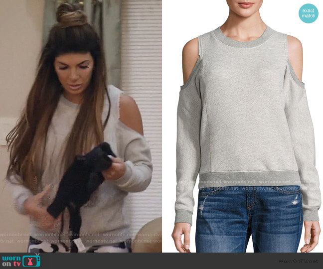 n Philanthropy Maia Sweatshirt worn by Teresa Giudice on The Real Housewives of New Jersey
