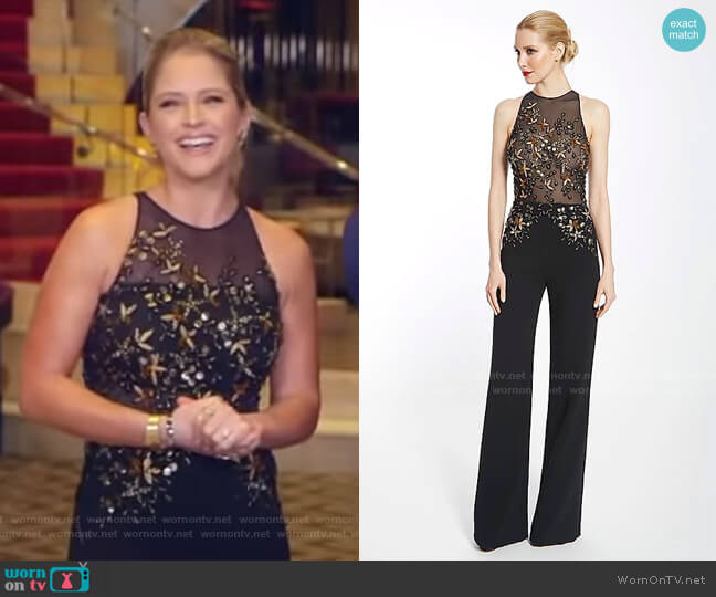 Randi Rahm Billie Jumpsuit worn by Sara Haines on Good Morning America