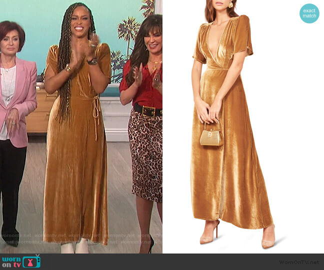 Reformation Tiffany Maxi Dress worn by Eve on The Talk