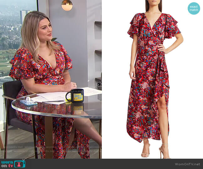 Tanya Taylor Clementine Dress worn by Carissa Loethen Culiner on E! News