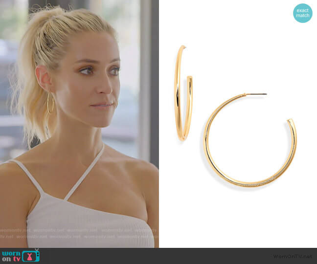 Uncommon James Demonbreun Hoop Earrings worn by Kristin Cavallari on Very Cavallari