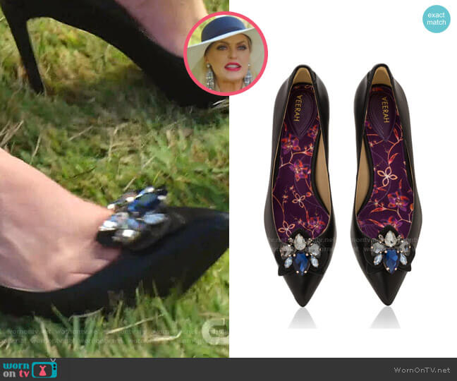 Veerah Orchid Brooch worn by Alexis Carrington (Elaine Hendrix) on Dynasty