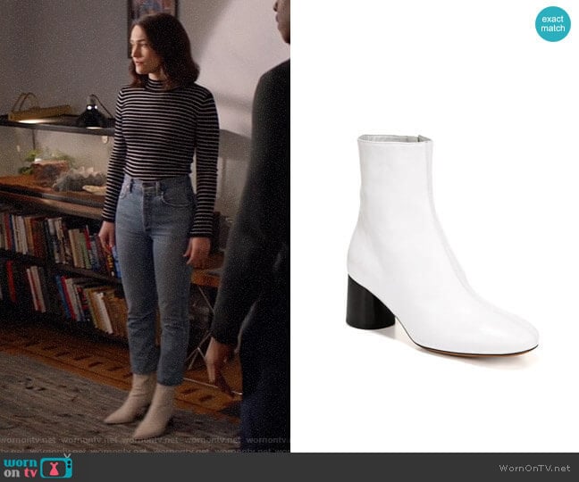 Vince Tasha 2 Booties worn by Cara Bloom (Violett Beane) on God Friended Me