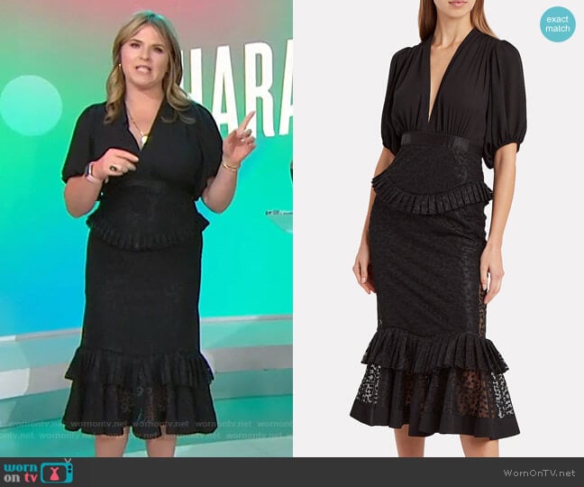 Alexis Dilarra Dress worn by Jenna Bush Hager on Today