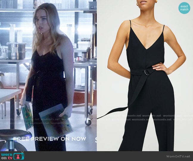 Babaton on Aritzia Jameson Jumpsuit worn by Sara Lance (Caity Lotz) on Legends of Tomorrow