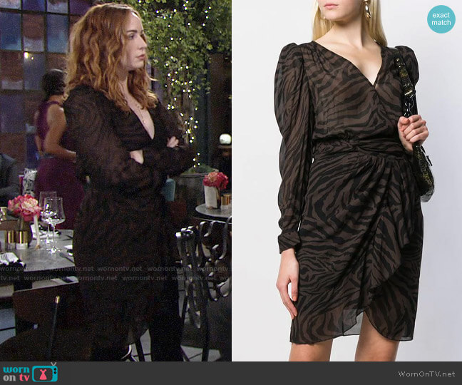 ba&sh Saphir Dress worn by Mariah Copeland (Camryn Grimes) on The Young and the Restless