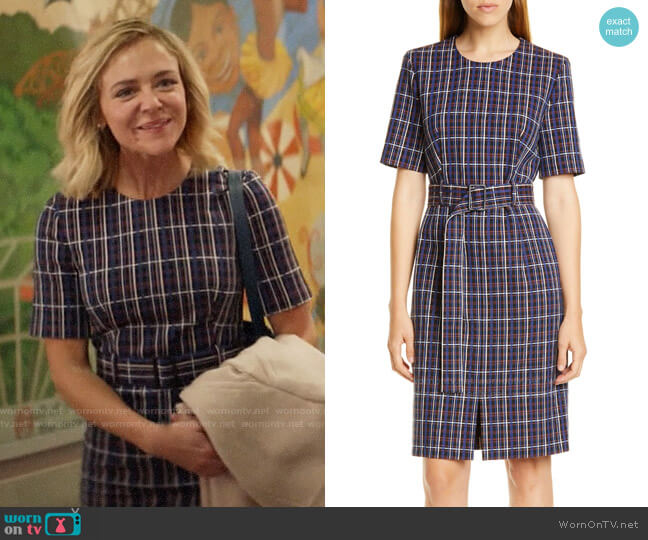 BOSS Ditania Dress worn by Susan (Rachel Bay Jones) on God Friended Me