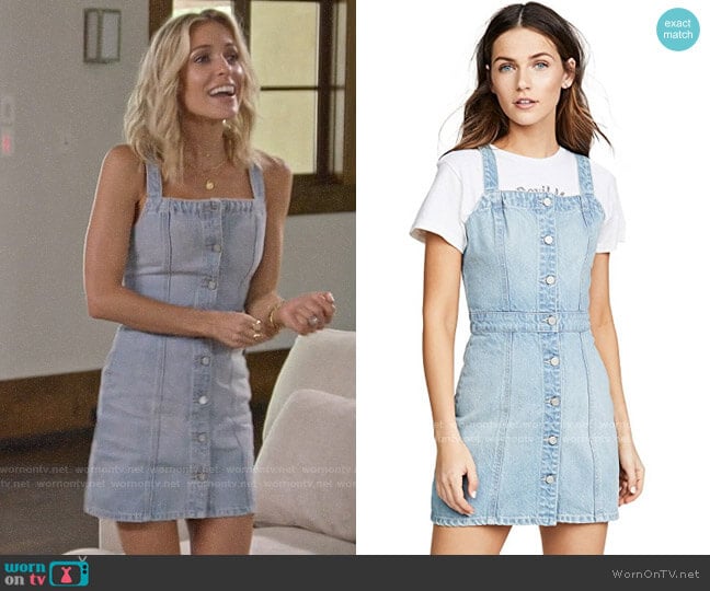 Boyish Kennedy Denim Dress worn by Kristin Cavallari on Very Cavallari
