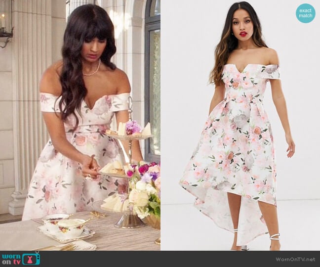 Chi Chi London Meera Dress worn by Tahani Al-Jamil (Jameela Jamil) on The Good Place