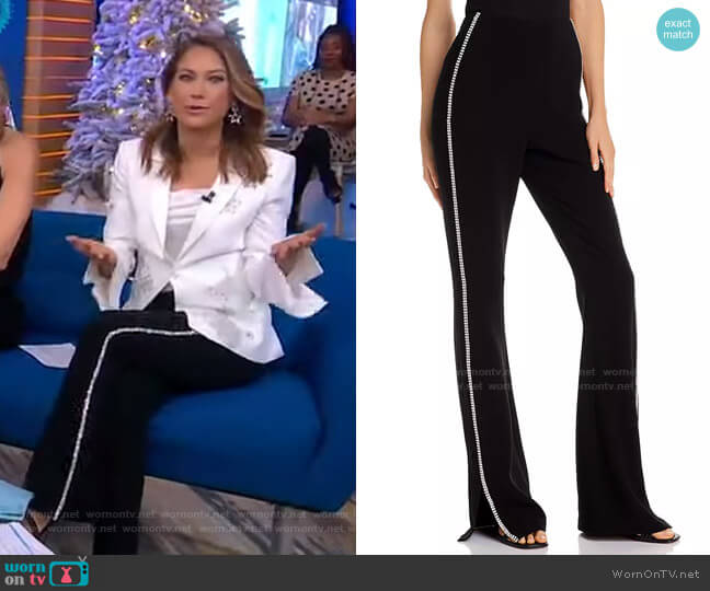 Cinq a Sept Yumi Pants worn by Ginger Zee on Good Morning America