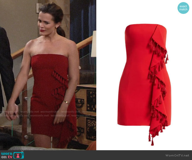 Cinq a Sept Nat Dress worn by Chelsea Lawson (Melissa Claire Egan) on The Young and the Restless
