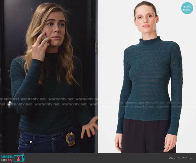 Club Monaco Kavie Sweater worn by Michaela Stone (Melissa Roxburgh) on Manifest