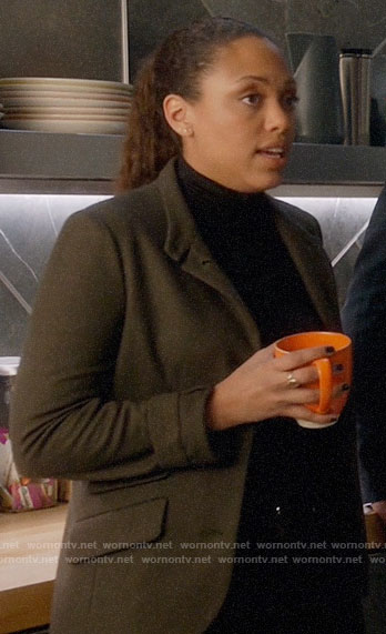 Danny’s olive jacket on Bull