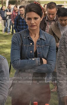 Allison’s denim jacket on Grace and Frankie