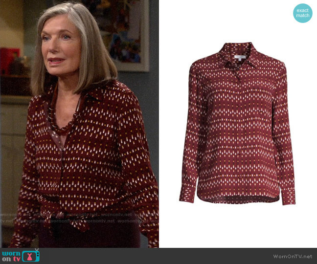 Equipment Leema Shirt worn by Bonnie (Susan Sullivan) on Last Man Standing
