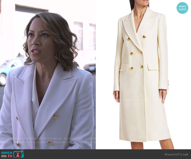Escada Malones Double-Breasted Wool Coat