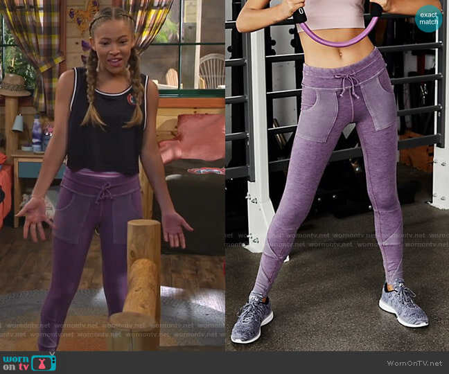 Free People Kyoto High-Rise Ankle Legging worn by Ava (Shelby Simmons) on Bunkd