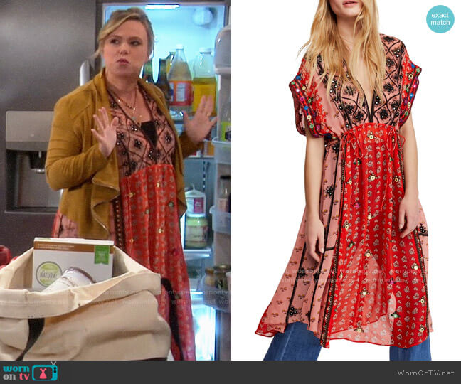 Free People Smiling Sun Dress worn by Kristin Baxter (Amanda Fuller) on Last Man Standing
