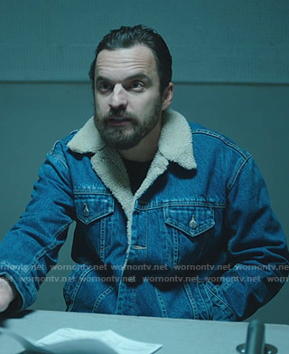 Grey’s shearling denim jacket on Stumptown